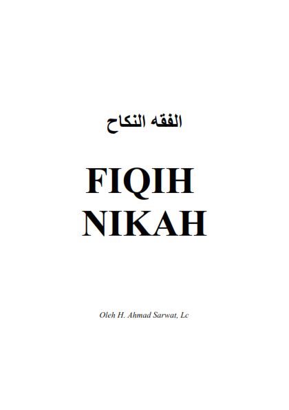 Fiqih Nikah